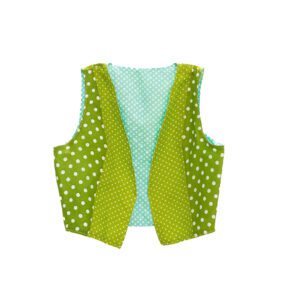 Chaleco flamenco reversible